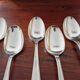 Christofle - Set of 11 Marot pattern silver-plated table spoons
