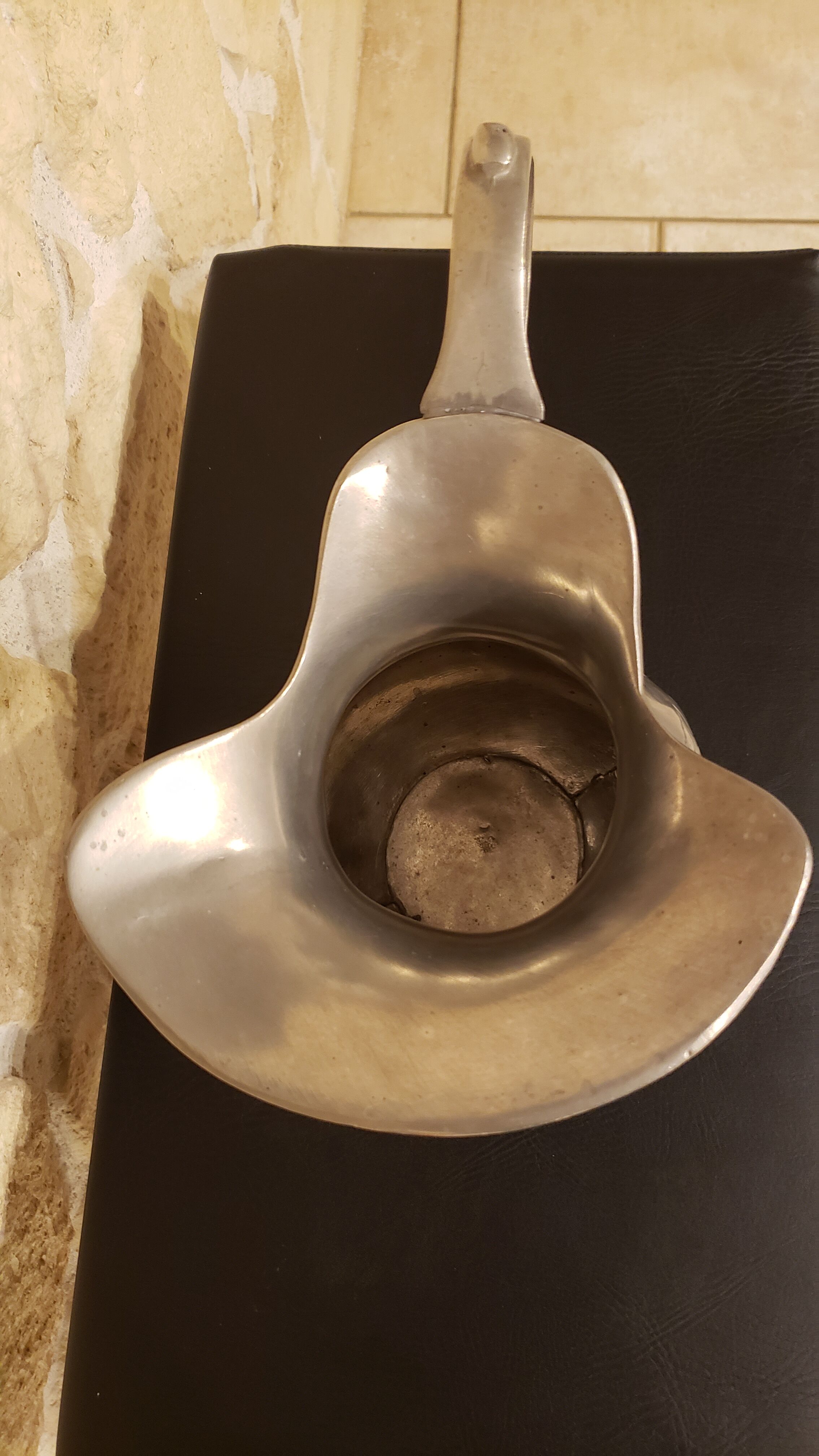 Tin pitcher decoration bunch of grapes