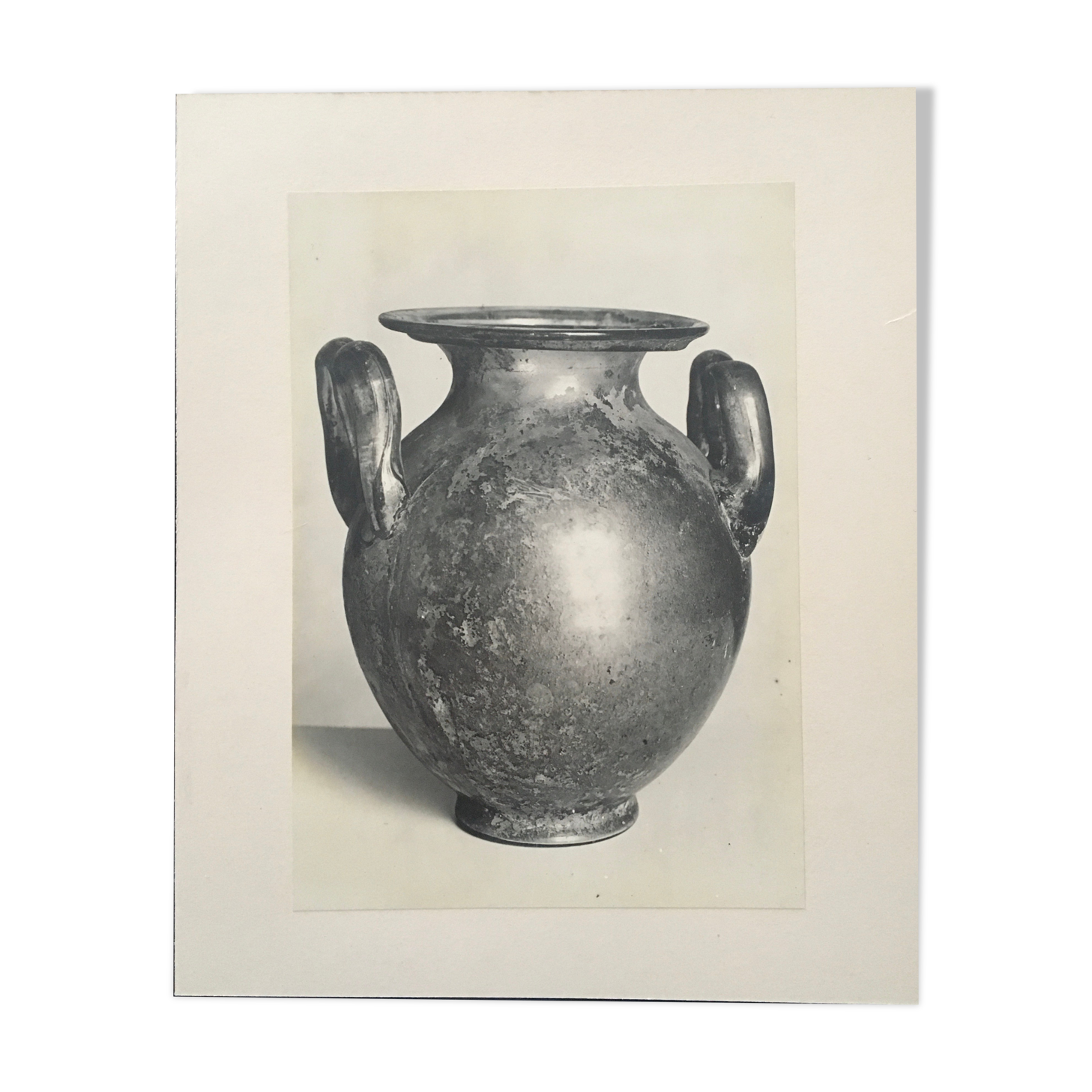 Old photo of a ceramic