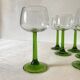 70s stemmed glasses