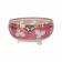 Bavarian crystal fruit bowl with engraved vine leaf motif
