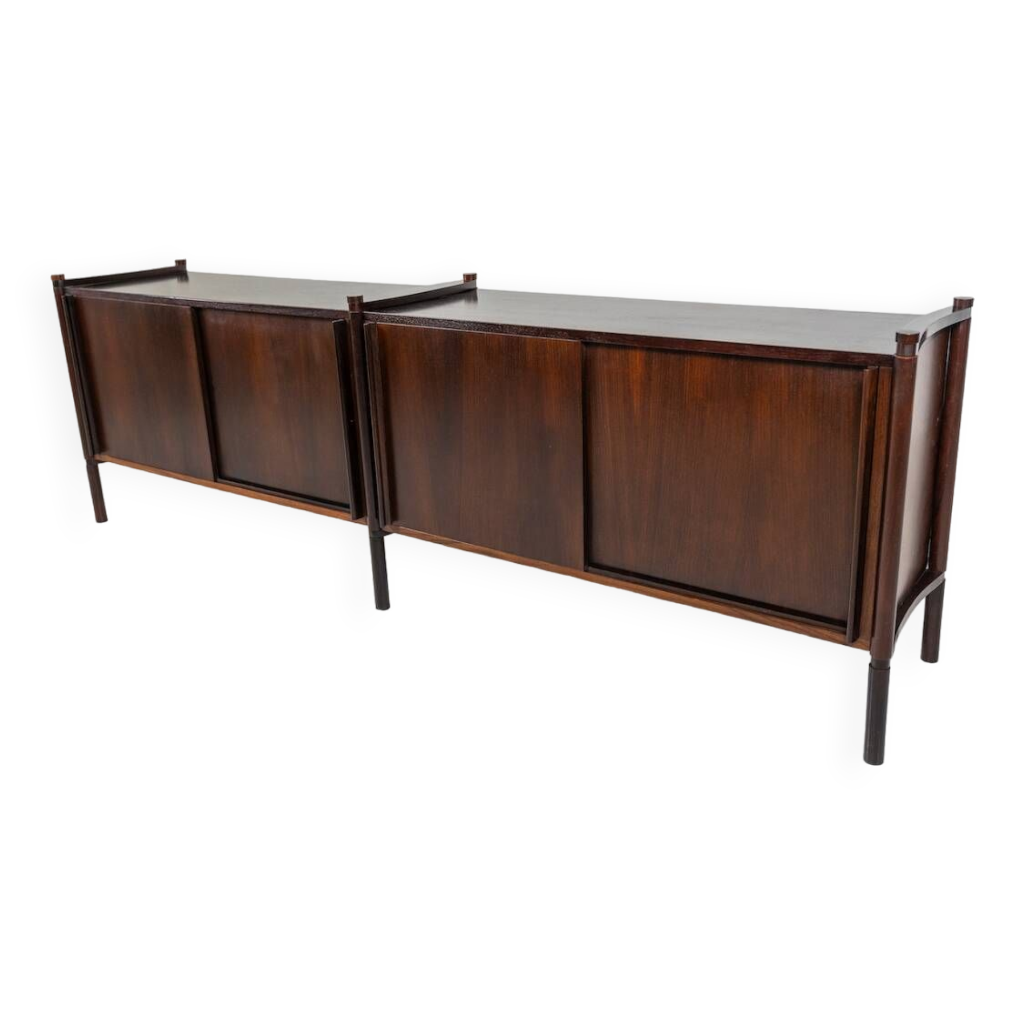 Mid-Century Modern Wooden Sideboard by Fukuoh Hirozi for Gavina, 1960s