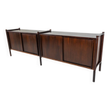 Mid-Century Modern Wooden Sideboard by Fukuoh Hirozi for Gavina, 1960s