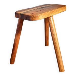 Tabouret tripode en bois