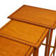 Edwardian satinwood quartetto nest of tables