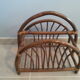 Porte-revue rotin bambou vintage