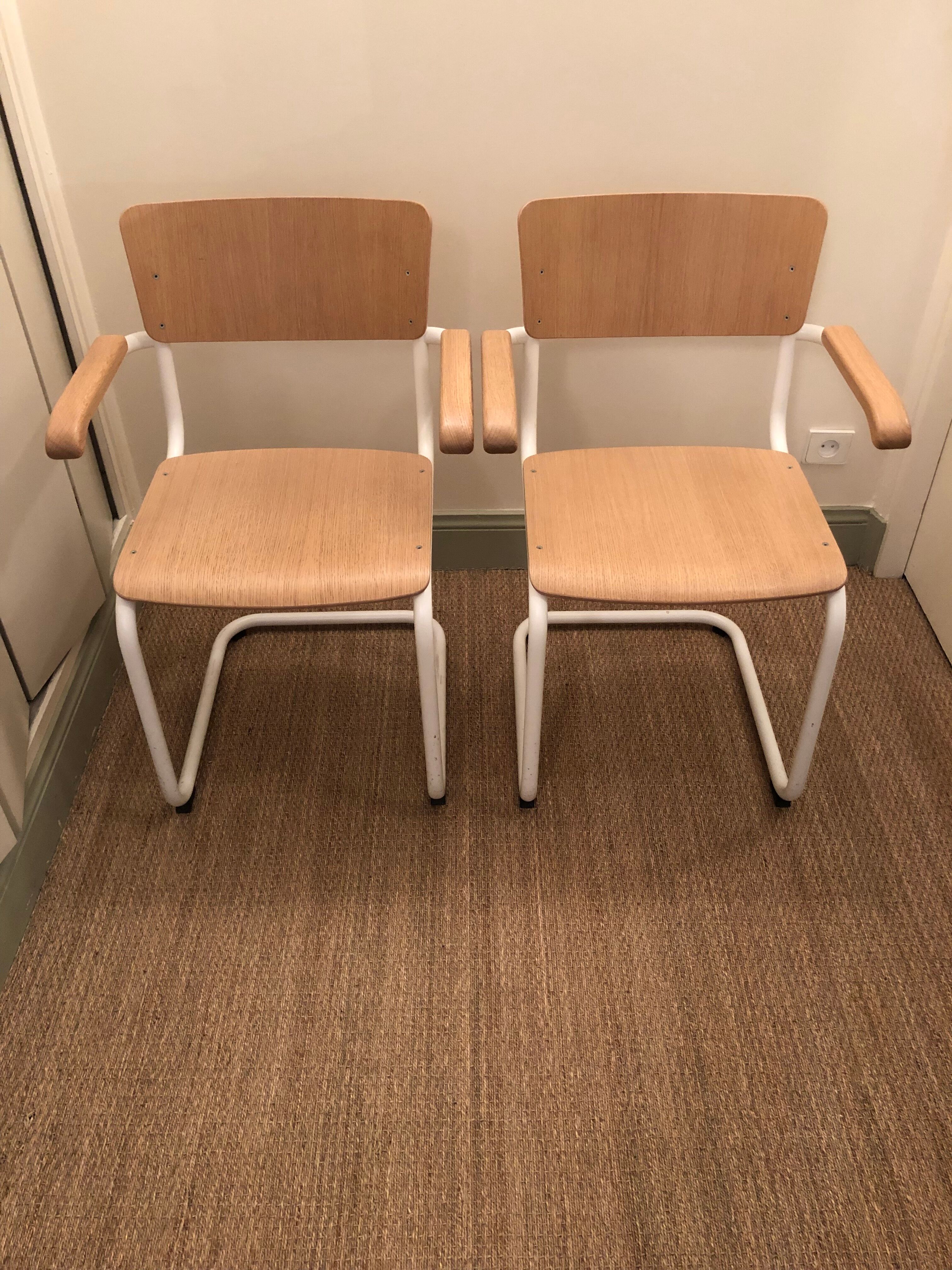 2 chairs Thonet S43 F Mart Stam