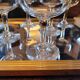 vintage champagne glasses from the 1950s-60s