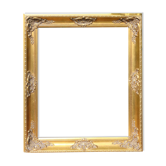 Cadre en bois doré 64x74 cm