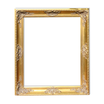 Cadre en bois doré 64x74 cm