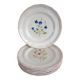8 large flat plates Pierre Motton for Gien circa 1930