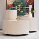Auxiliary Table, High Gloss Laminate, Full Moon or Half Moon, Handmade, Size L