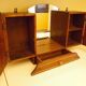 Art Deco extra furniture 1920/1940 to install or fix, wooden, central mirror, 2 doors, 1 drawer