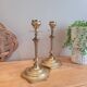 La Redoute x Selency pair of brass candle holders 09