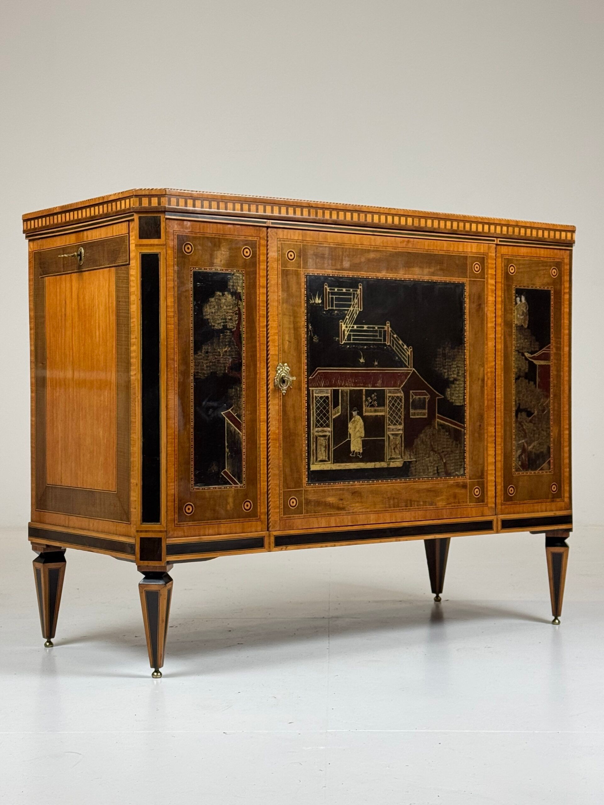 Buffet pliant Louis XVI du XVIIIe siècle