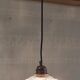 Vintage globe table lamp in glass - mid 20th century.
