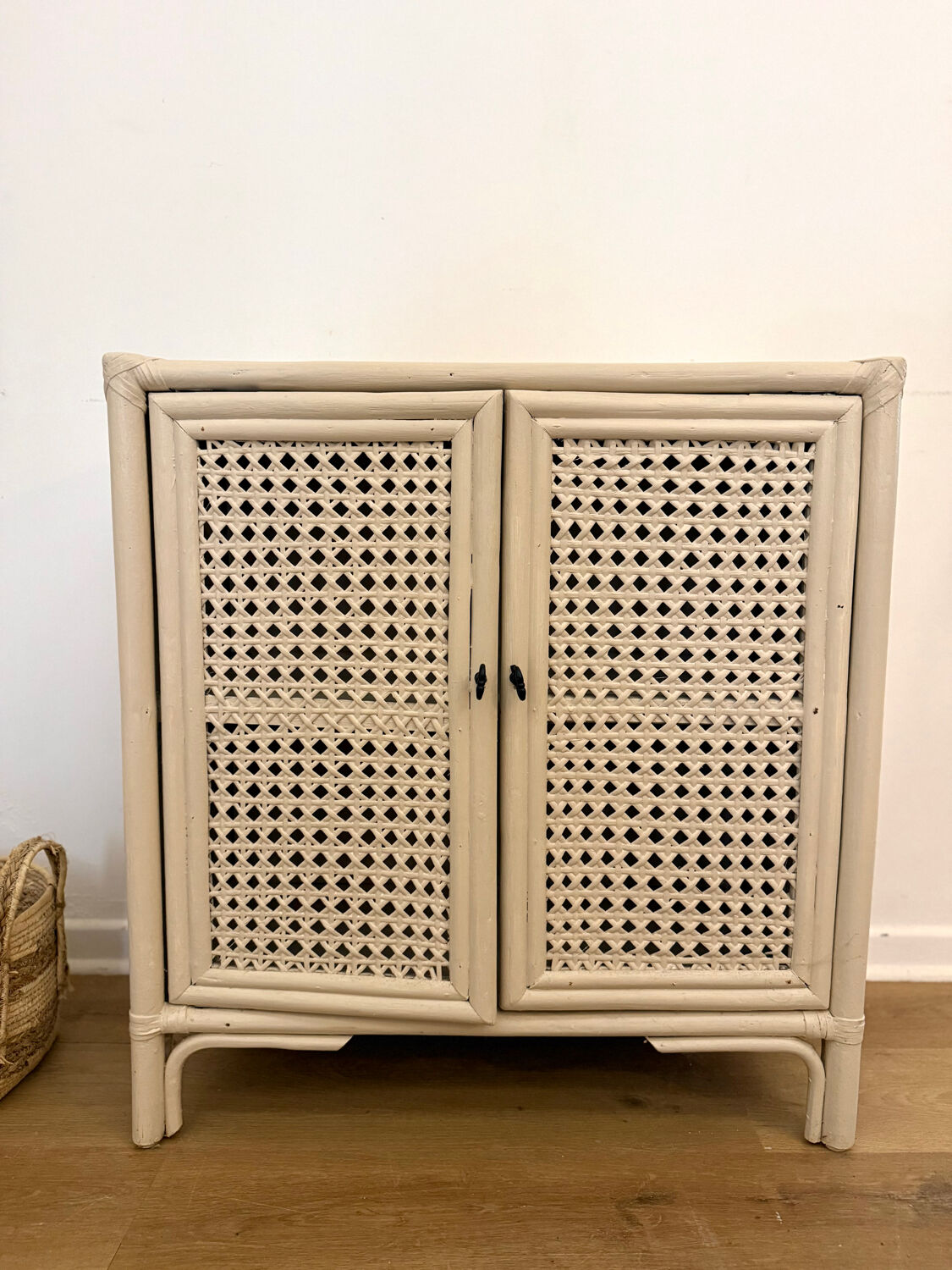 Buffet rotin et cannage