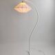 Caprani floor lamp with graphic cocoon shade, Denmark, 1970s