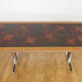 1970s rise and fall coffee table