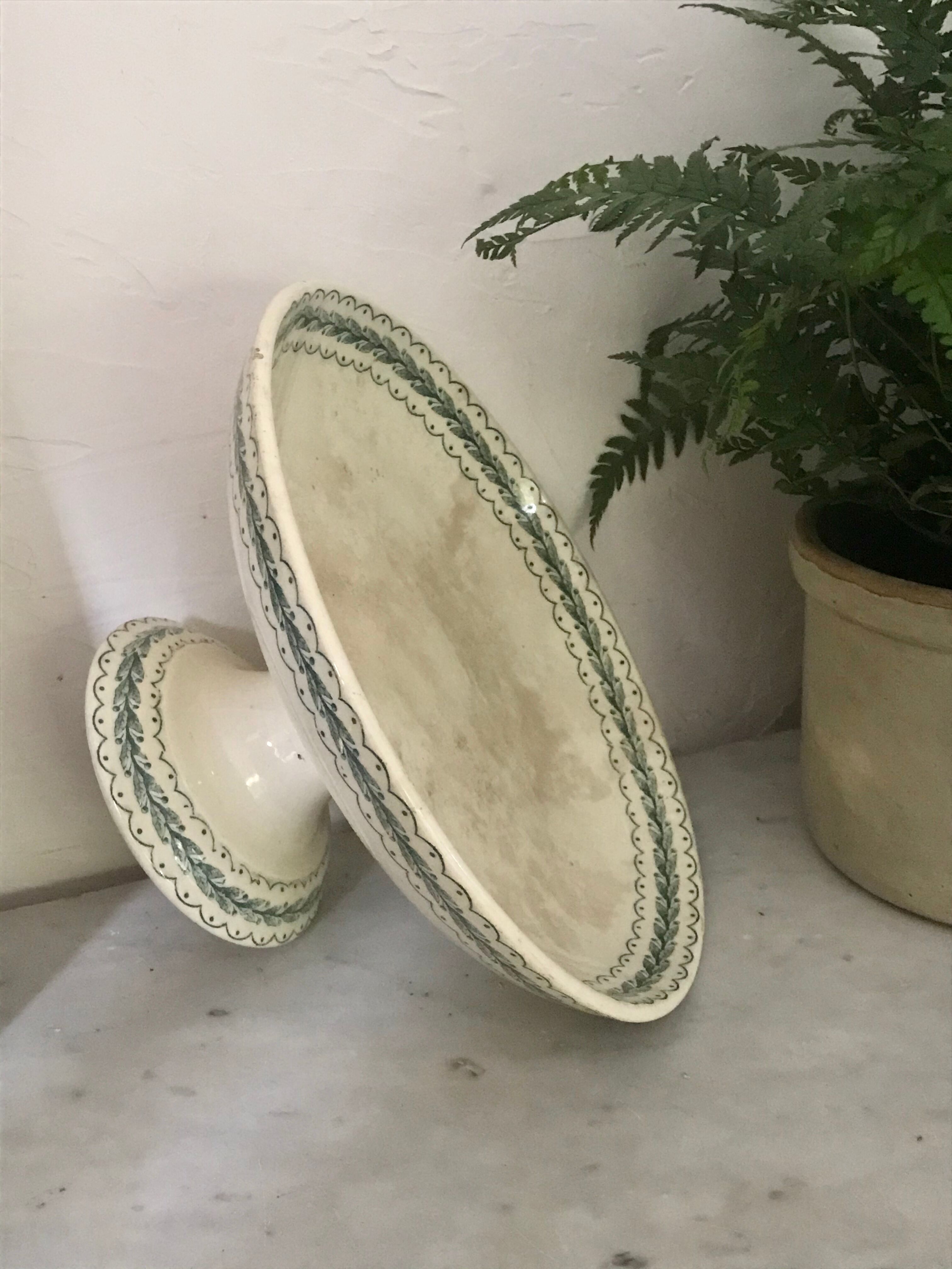 Ancient dish Émile Bourgeois