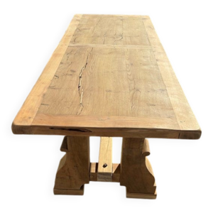 Table de monastère en chêne massif