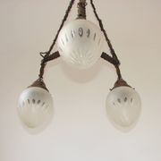 An Art Deco chandelier from the 1930s