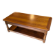 Cherry wood coffee table