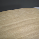 Travertine coffee table by Roche Bobois France 1970