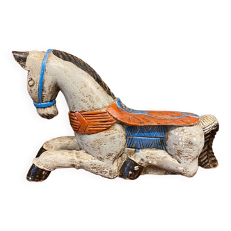 Vintage wooden horse