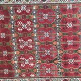 Tapis ancien persan kurde couloir fait main 120x388 cm