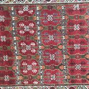 Old persian rug kurdish hallway  120 x 388 cm