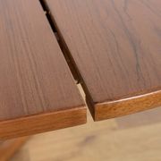 Mid-Century Round Teak Extendable Dining Table, United Kingdom, 1950s