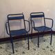 Paire de chaises extérieures Fermob 1980
