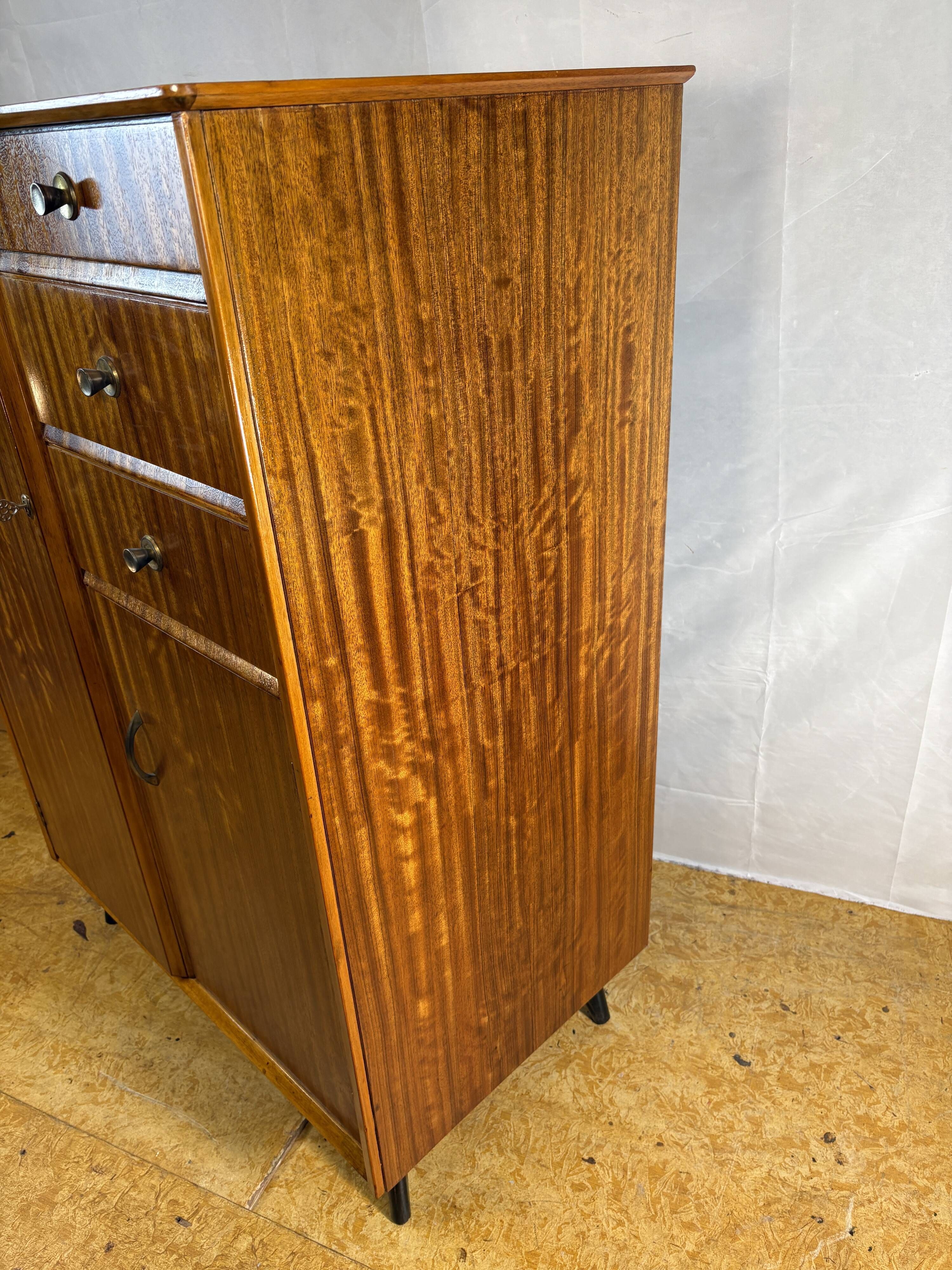 Mid Century Retro Teak Gentleman’s / Bachelor Wardrobe by Austinsuite 1960