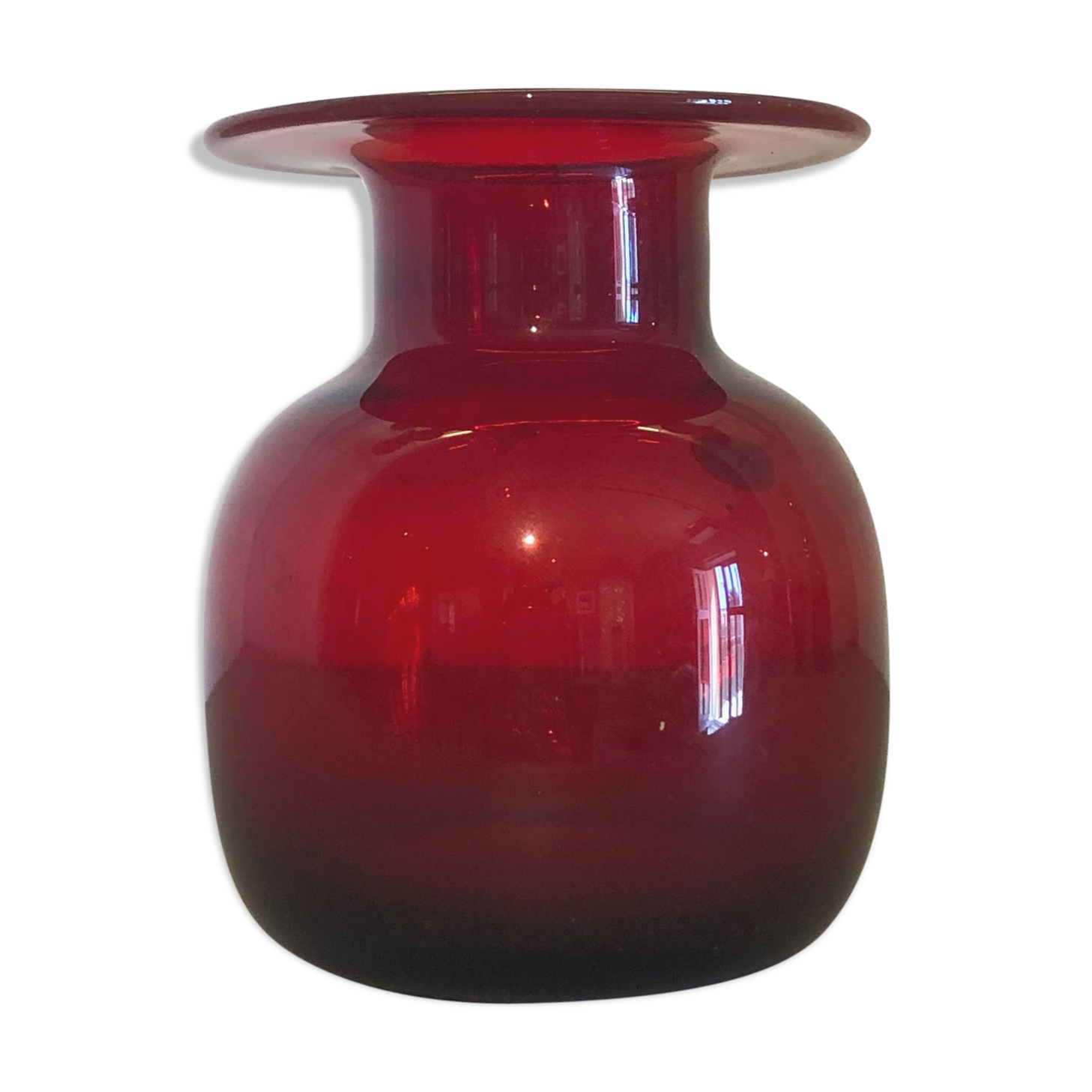 Vase rouge, Murano