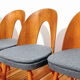 5 chaises, design. A. Suman, Tatra Nabytok, Tchécoslovaquie, années 60