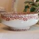 Ironstone salad bowl Moulin des loups, Athens model, red