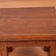 Old small Burmese teak workshop bedside table