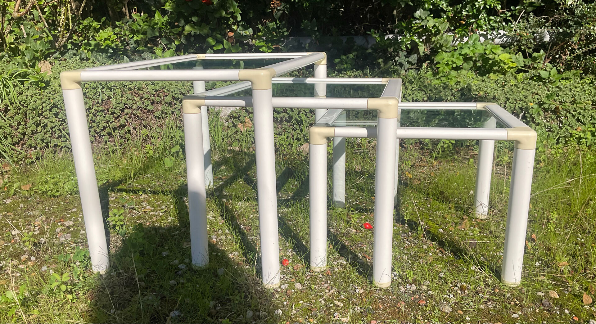 Set of 3 nesting tables from the 1970s.