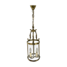 Lanterne 2 lumières en bronze