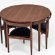 Roundette Teak Extendable Dining Set by Hans Olsen for Frem Røjle