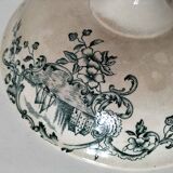 Fine earthenware bowl on a pedestal base – Grigny factory, circa 1830–1860