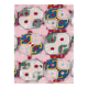 Ancient Uzbek Carpet Mixed Technique Flat Woven, Early 20th Century