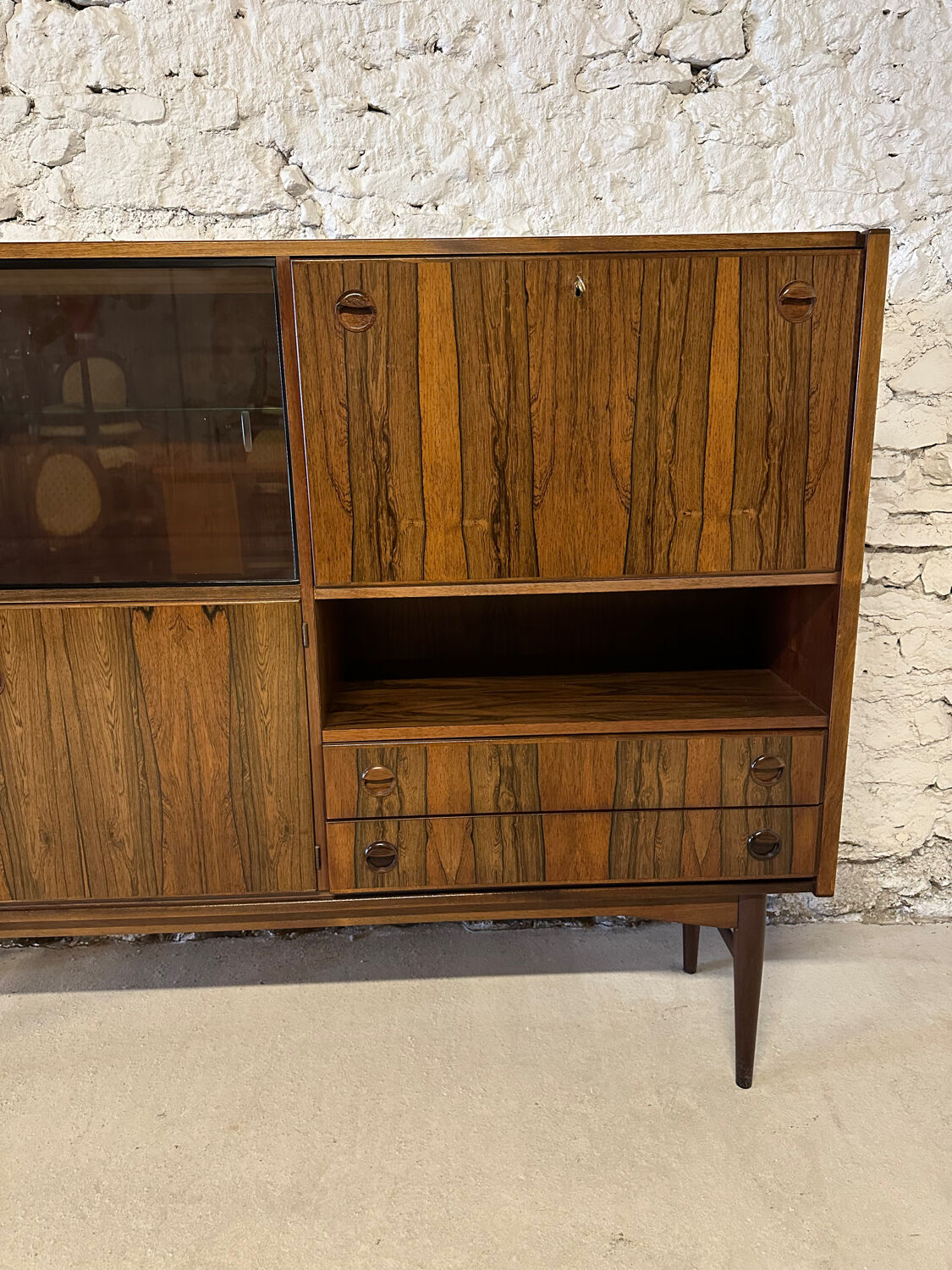 Scandinavian rosewood sideboard