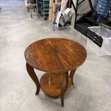 Art Deco oak side table guéridon