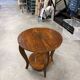 Art Deco oak side table guéridon