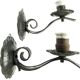 Brutalist sconces, Poland, 1970s, set of 2