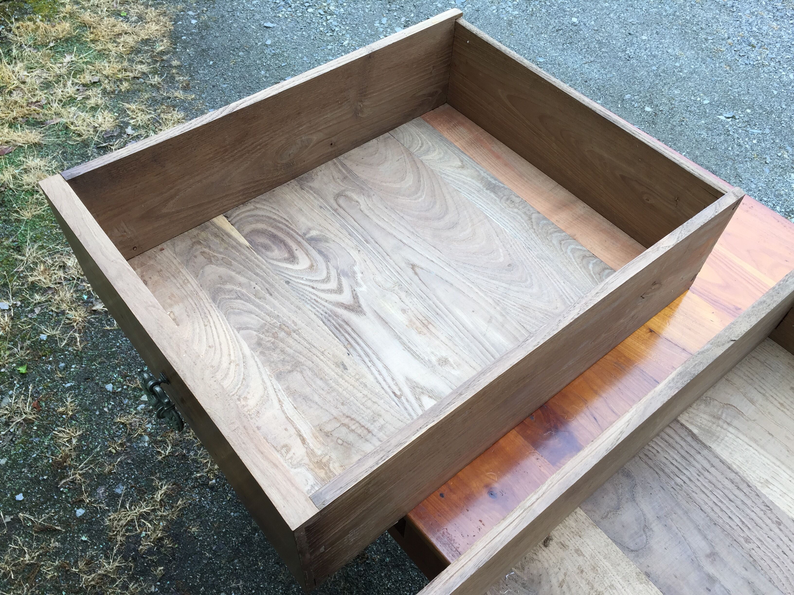 Louis Philippe style farmhouse table in solid cherrywood