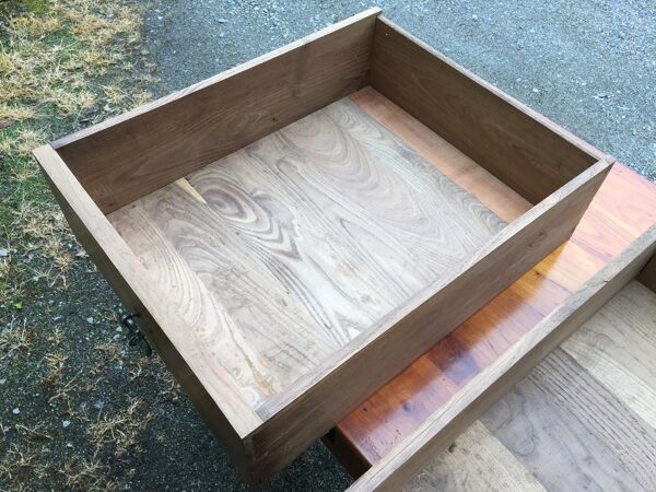 Table de ferme de style Louis Philippe en merisier massif