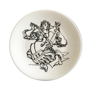 Assiette en porcelaine de Limoges